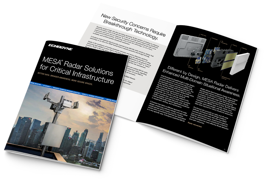 MESA radar Solutions for Critical Infrastructure